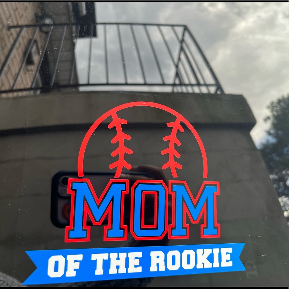 Mom of the rookie vinyl decal